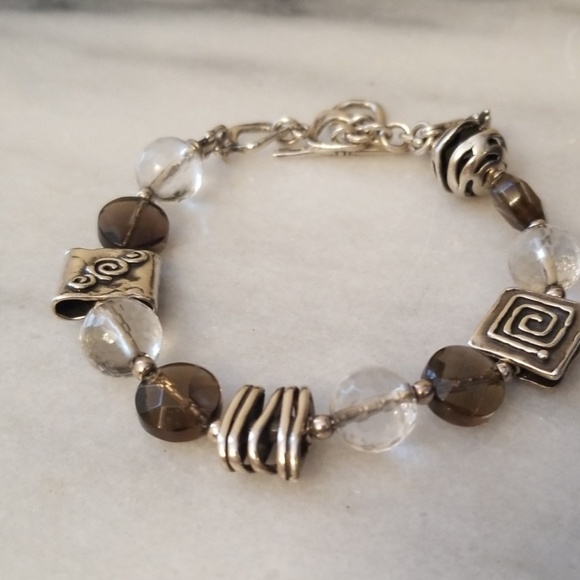 Silpada ~ Smokey Quartz Bracelet B1275 - Picture 4 of 6